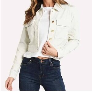 J Brand Women's Off-White Jean Jacket